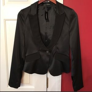 Express Satin Tuxedo Jacket